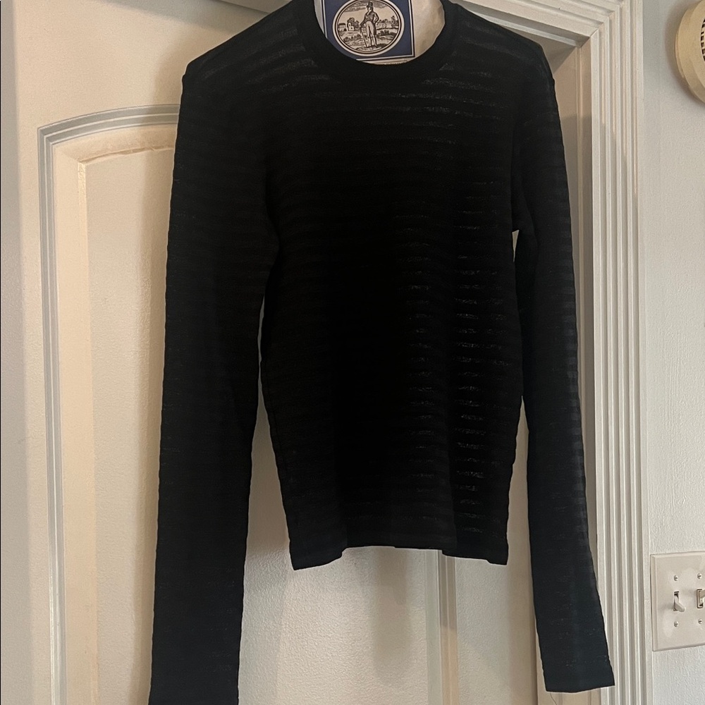 & Other Stories Black Crewneck Woman's Shirt